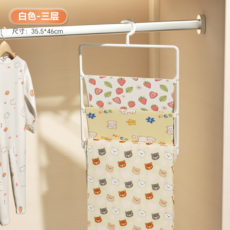 3-tier storage rack, cream white