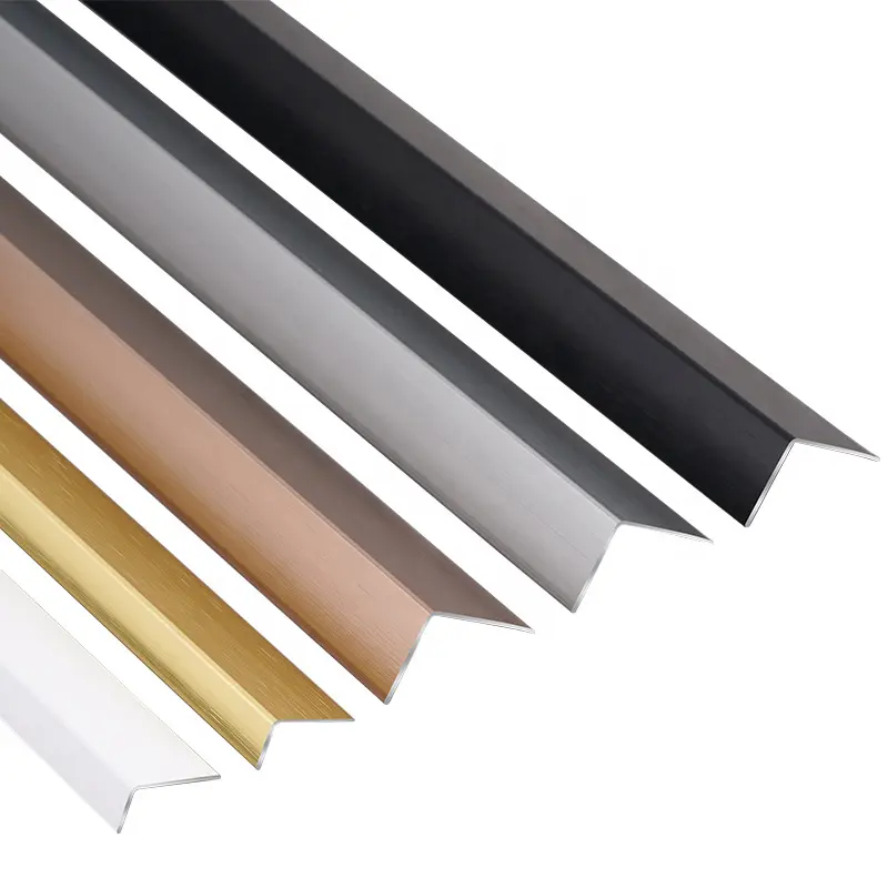 Sıcak satış metal profil L şekli alüminyum karo çerçevesi 90 derece açı köşe koruma