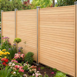 Устойчивые к УФ-излучению композитные ограждения из древесно-полимерного материала с алюминиевыми столбами для сада, декоративные панели для дома - Product Image 5