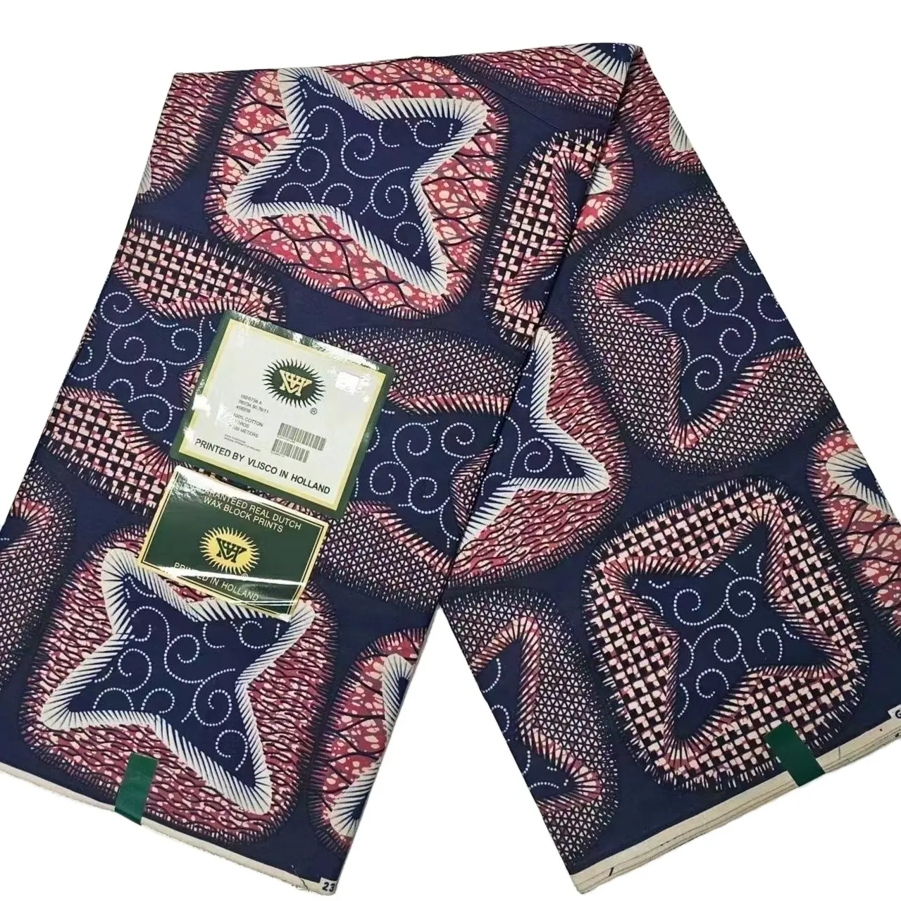 Tela de cera Africana estilo nacional tela de poliéster a través de impresión batik tela cera batik tela impresa DIY tela 6yadRS