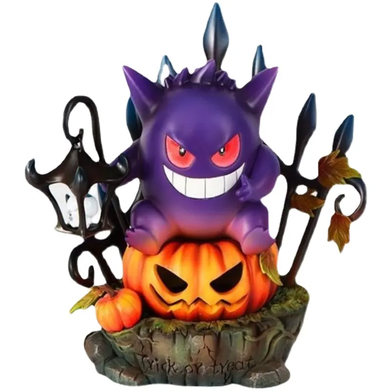 Halloween Geng Ghost Resin Crafts Statue Garden Garden Decoration Resin Crafts Pumpkin Devil Ornaments