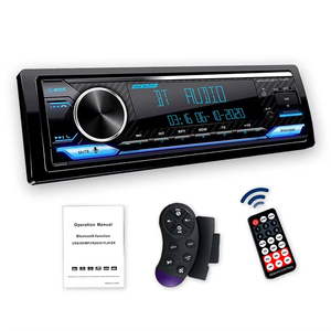 1Din收音机汽车通用立体声大主板6 RCA/4RCA数字信号处理器蓝牙音乐调频液晶USB 12v遥控MP3汽车收音机 - Product Image 1