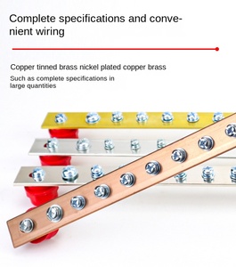 บาร์ต่อสายดินทำจากทองแดงสำหรับสายดินบัสบาร์200A-1000A ไฟฟ้า - Product Image 6