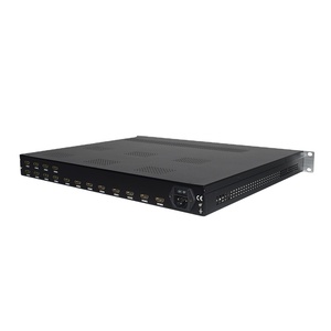Modulador HD Codificador digital 24 en 1 HDM I a RF DVB-T DVBC ISDBT CATV Modulador RF