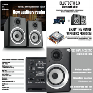 Los altavoces de Subwoofer de DJ de Monitor activo de Mejor Sonido profesional tienen entrada de Bluetooth TRS/XLR para juego de cine en casa de ordenador - Product Image 2