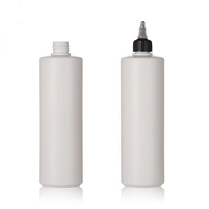 33.3oz 16oz 15oz דבק פלסטיק שטוח כתף בקבוק עם יורקר מחלק נקודת כובע <span class=keywords><strong>HDPE</strong></span> לבן פלסטיק בקבוק