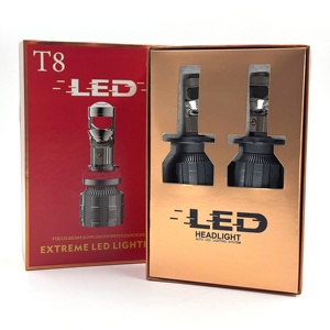 T8 CANBUS ile 2024 yeni tasarım MINI LED Lens projektör büyük araba Extreme LED far projektör için Fit - Product Image 2