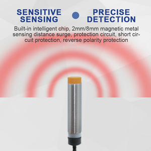 MOTEE 4-Wire DC 10-30V M12 for M18 M8 M30 Inductive <strong>Proximity</strong> Switch <strong>Sensor</strong> PNP <strong>Output</strong> CE for UL Certified - Product Image 4