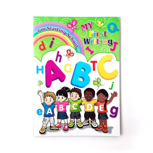 Libri di testo della scuola primaria da 2 a 7 anni i bambini imparano a leggere e scrivere lettere inglesi divertente matematica ABC stampa di quaderni - Product Image 1