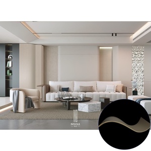 Moderni sistemi di rivestimento per pannelli casa soggiorno edificio Wpc Pvc Spc muro Board - Product Image 1