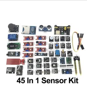 Kit di partenza per moduli sensori 45 in 1 migliore di 37 in1 kit di sensori 37 in 1 per UN0 R3 MEGA2560 per arduiuo
