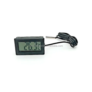 Termómetro digital mini sensor de temperatura LCD con cable de 1m en stock de 1 metro de longitud - Product Image 1