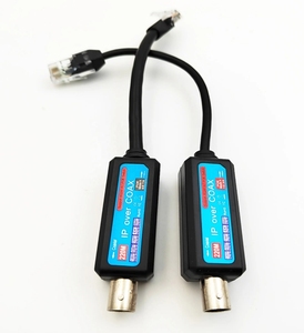 Red IP a transmisor Coaxial Convertidor de red IP compatible con cámara CCTV UTP RG59/ RJ45 Cable 1236 con 4 cables No. Cámara BNC PoE - Product Image 2