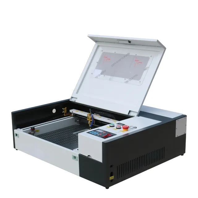 Precio de la máquina de corte y grabado láser CO2 de alta precisión fácil de operar para almohadilla de sello de vidrio de espejo