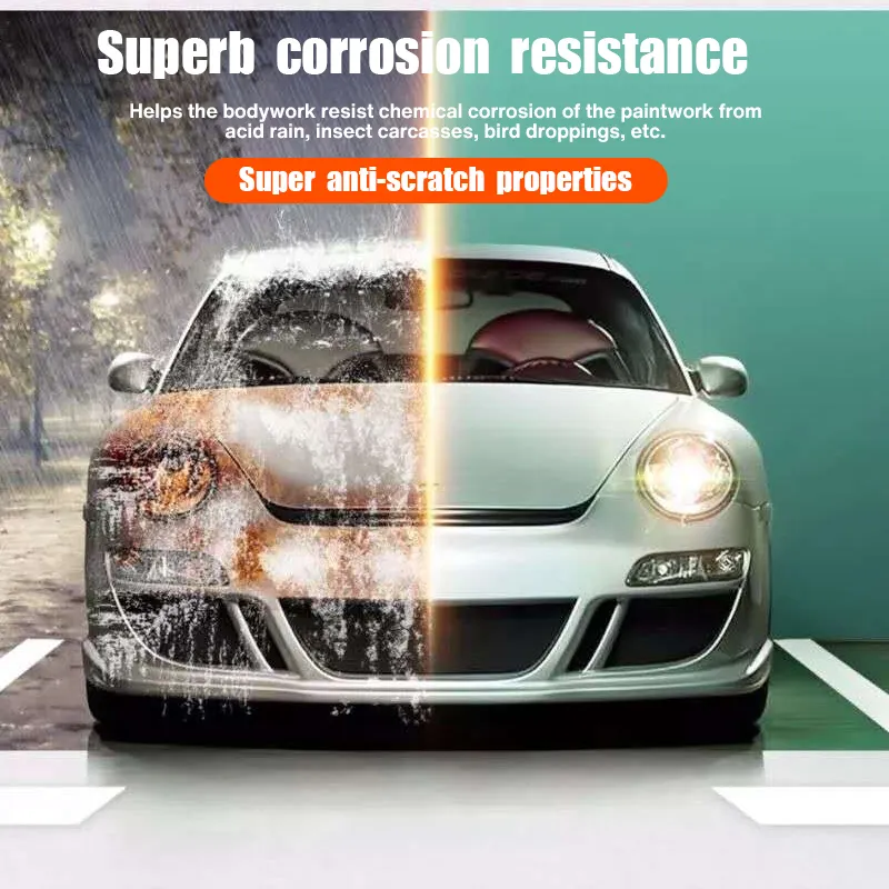 Siliciumkristal Tpu Nieuw Materiaal Witte Autolak Coating Is Geschikt Voor Auto Kleurverandering