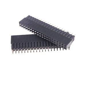 40 Pin 2.54mm Pitch Dual Spacer Receptacle Socket GPIO Header für Raspberry Pi A +/B +/Pi 2/Pi 3 - Tall 2x20 Female Header DIP