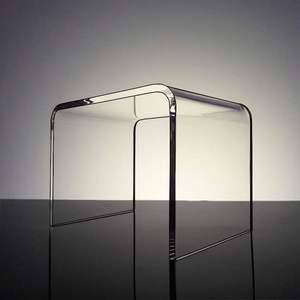Mesa lateral transparente minimalista para decorar el hogar, mesa de anidación para té, acrílico, vidrio, café, té - Product Image 4