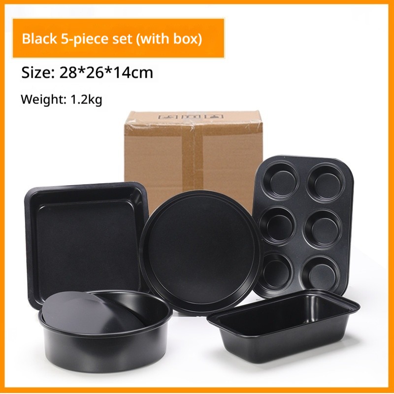 Coffret cinq pièces noir (coffret naturel)