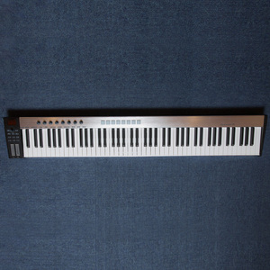 Controlador MIDI profesional de 61 teclas, teclado maestro USB MIDI con panel de aluminio cepillado, controlador mezclador worlde midi - Product Image 6