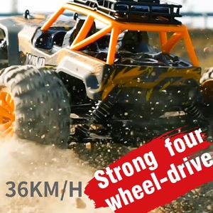 1/14 ölçekli Model 2.4GHZ 4 kanal güçlü 7.4V pil PVC vücut kabuk yüksek hızlı araba RC 4x4 ile 36km/saat - Product Image 5