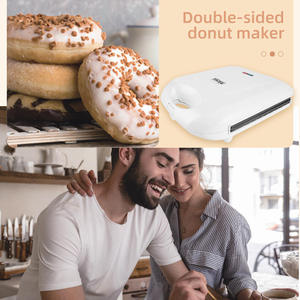AilesTecca 16 Holes Mini Donuts Breakfast Machine with Non-stick Surface Household Dessert <strong>Cake</strong> Automatic <strong>Round</strong> Donut <strong>Maker</strong> - Product Image 4