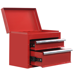 热卖红色等可定制颜色小顶开红色盒子2抽屉高品质工具箱 - Product Image 6