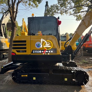 סאני SY60C 2022 מיני מחפר משומש בסין, זול במצב טוב SY55 SY60 SY75, מיני מחפרים למכירה בשנגחאי