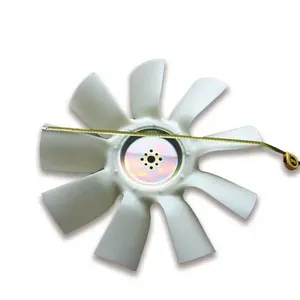 11N8-03161 R300-9 su pompası VANTİLATÖR PERVANESİ için HYUNDAI hafriyat makinesi plastik çelik Fan VANTİLATÖR PERVANESİ - Product Image 4