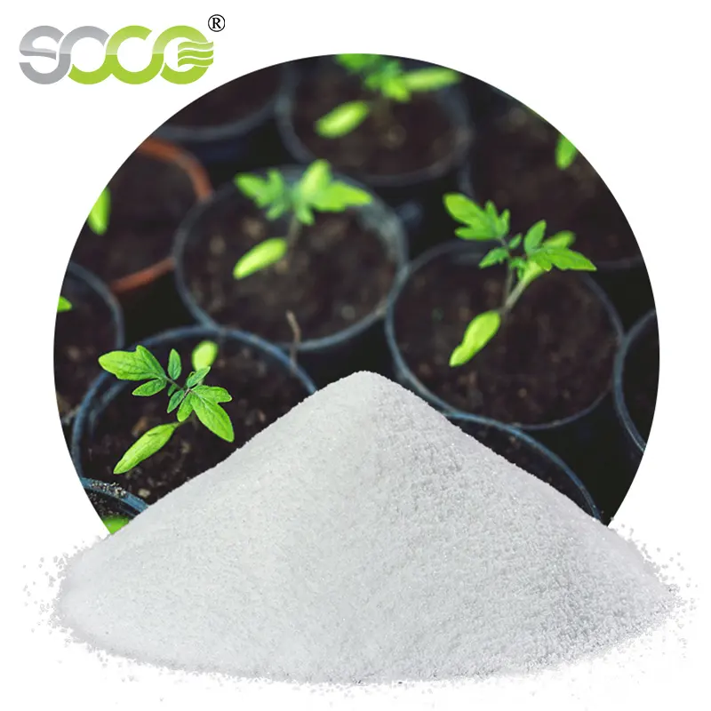 Polímero super absorvente para plantas soco de potásio, poliacrílico de 5-20 malhas de hidrogel para seca