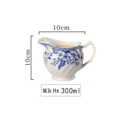 Bidon de lait bleu