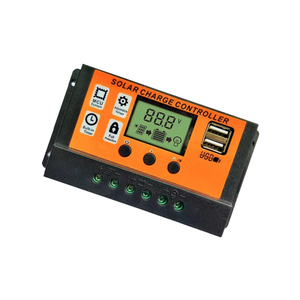 Контроллер уличного освещения на солнечной батарее, черный DC11.1V PWM, ЖК-дисплей, контроллер зарядки солнечных элементов 12V24V10A20A - Product Image 6