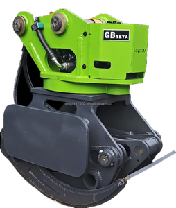 Excavator Attachment Rotary Excavator Hydraulically Controlled <strong>Timber</strong> Grab for <strong>Loading</strong> <strong>and</strong> <strong>Unloading</strong> <strong>Timber</strong> - Product Image 4