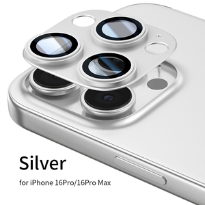 IPhone 16 için Pro Max ekran koruyucu 9H Corning cam alüminyum Metal kamera ile Lens kapağı koruyucu Film iPhone 16 için - Product Image 2