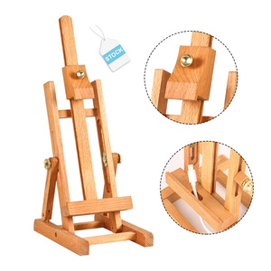 SINOART Giá Vẽ Trên Bàn Có Sẵn Giá Vẽ Bằng Gỗ Giá Vẽ Để Bàn Lên Đến 26Cm Cho Điện Thoại Di Động - Product Image 1