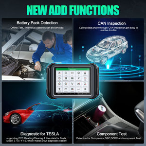 D9EV veicolo elettrico <span class=keywords><strong>48V</strong></span> batteria Test Ev strumento di scansione cinese Ev auto Obd2 Scanner diagnostico con pacco batteria di rilevamento
