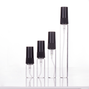 Flacon d'échantillon en verre avec pompe de pulvérisation en plastique, petit flacon atomiseur de parfum, 2ml, 3ml, 5ml, 10ml, bon marché - Product Image 3