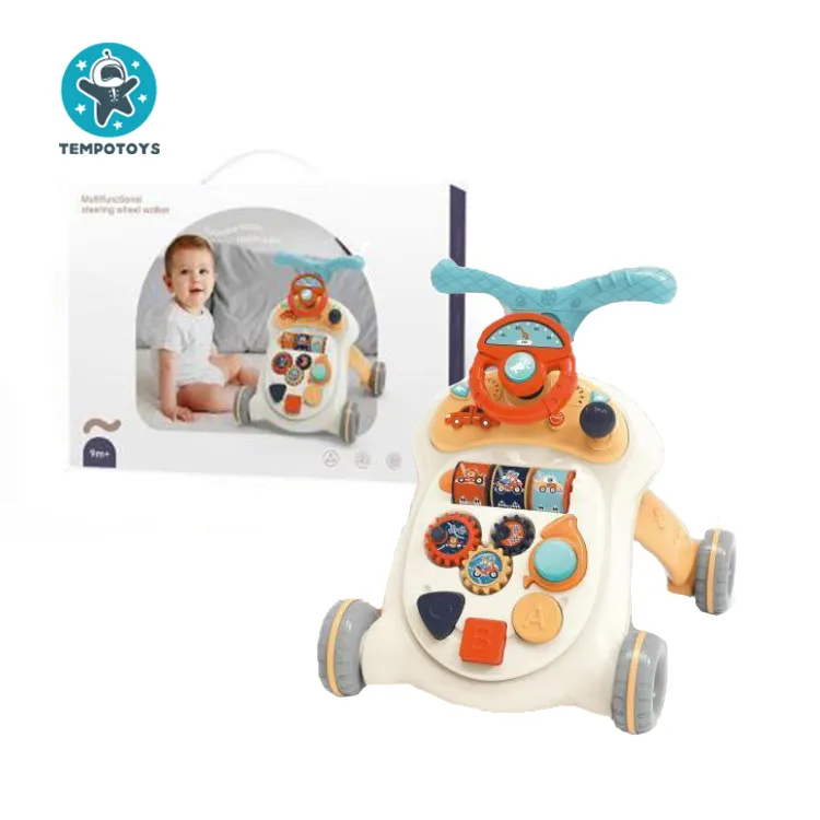 Tempo Toys-Andador para bebé, andador para bebé, Sit To Stand, juguete de actividad de aprendizaje, Andador para bebé multifunción