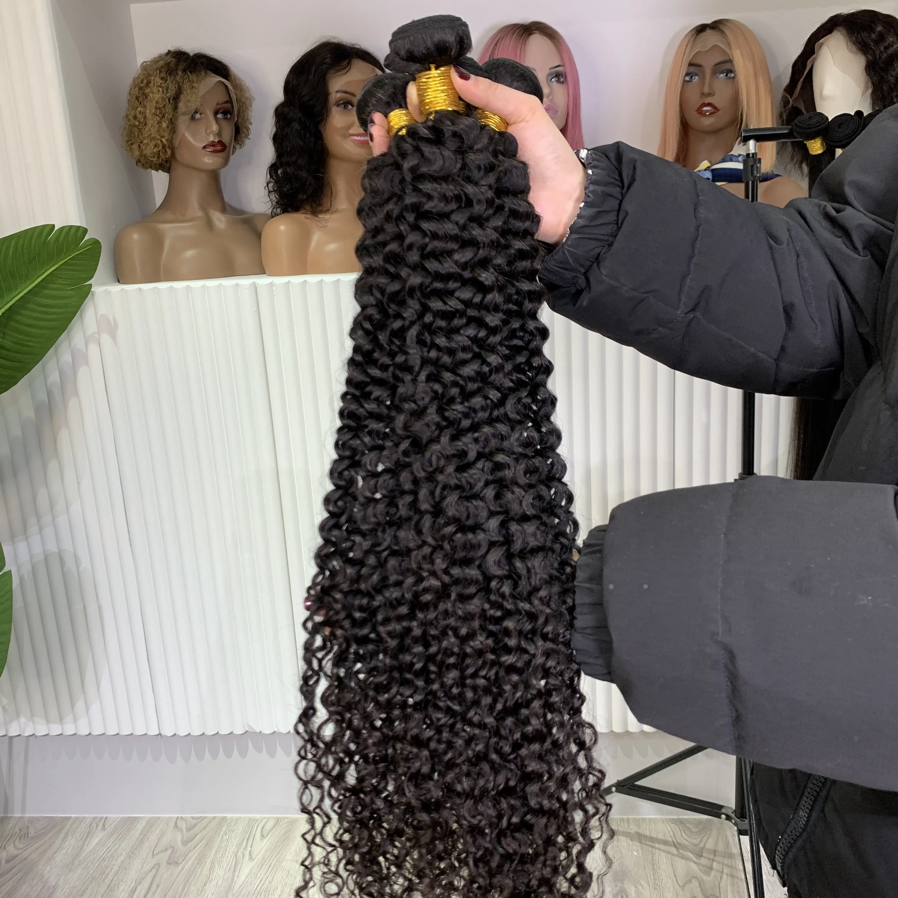 Extensão de cabelo raw indiana 100%, pacote de extensão de cabelo natural remy, vendor de cabelo cru sem processado