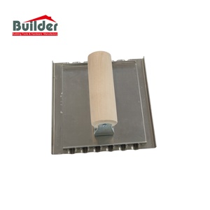 Roestvrijstalen Blad Betonnen Gereedschap Veiligheidsstap Groover Met Houten Handvat Hand Groover Voor Professioneel Gebruik - Product Image 4