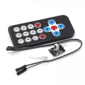 Kits de módulo de control remoto inalámbrico infrarrojo IR Personalizado 1 lote DIY Kit HX1838 para Arduino Raspberry Pi