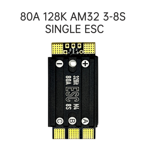 PFLY Aocoda 80A 128K AM32 3-8S одиночное управление полетом ESC MPU6500 пульт дистанционного управления запасной из прочного пластика - Product Image 5