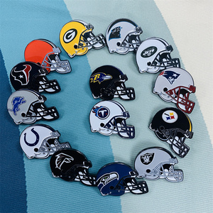 Bán Buôn USA Bóng Chày Bóng Bầu Dục Thể Thao Hat Pins Clip Cứng Men Câu Lạc Bộ Bóng Chày Pins Đánh Dấu Ve Áo <span class=keywords><strong>Pin</strong></span> - Product Image 2