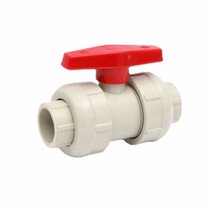 China High Quality 4 Inch PVDF/CPVC/<strong>PPH</strong>/UPVC/FRPP 2-way <strong>Ball</strong> <strong>Valve</strong> DN100 Manual <strong>Ball</strong> <strong>Valve</strong> with Socket Weld Union Ends