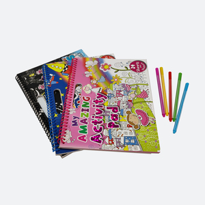 Taccuino su ordinazione del disegno del libro di scarabocchi di coloritura della carta da stampa della pittura magica dei bambini dei personaggi dei cartoni animati per i bambini - Product Image 1