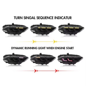 RGB <strong>LED</strong> Headlights <strong>for</strong> 2018-2023 Ford S650 Mustang Full <strong>Led</strong> Front Lamp Sequential Turn signal Assembly Upgrade New <strong>LED</strong> DRL - Product Image 4