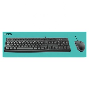Genuine MK120 <strong>Keyboard</strong> and <strong>Mouse</strong> Combo Wired Full Size Optical USB PC Laptop Office Business <strong>Computer</strong> English <strong>Keyboard</strong> and <strong>Mouse</strong>