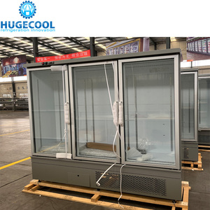 Siêu thị thương mại đứng thẳng bia uống nước giải khát Màn hình dọc mát/Máy làm lạnh/tủ lạnh/tủ đông với máy nén - Product Image 2