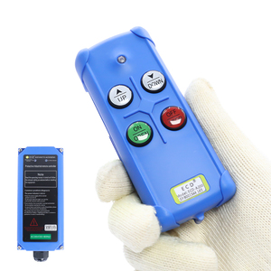 Supporto clienti internazionale 2 pulsante a velocità singola telecomando industriale senza fili con codice fisso - Product Image 1