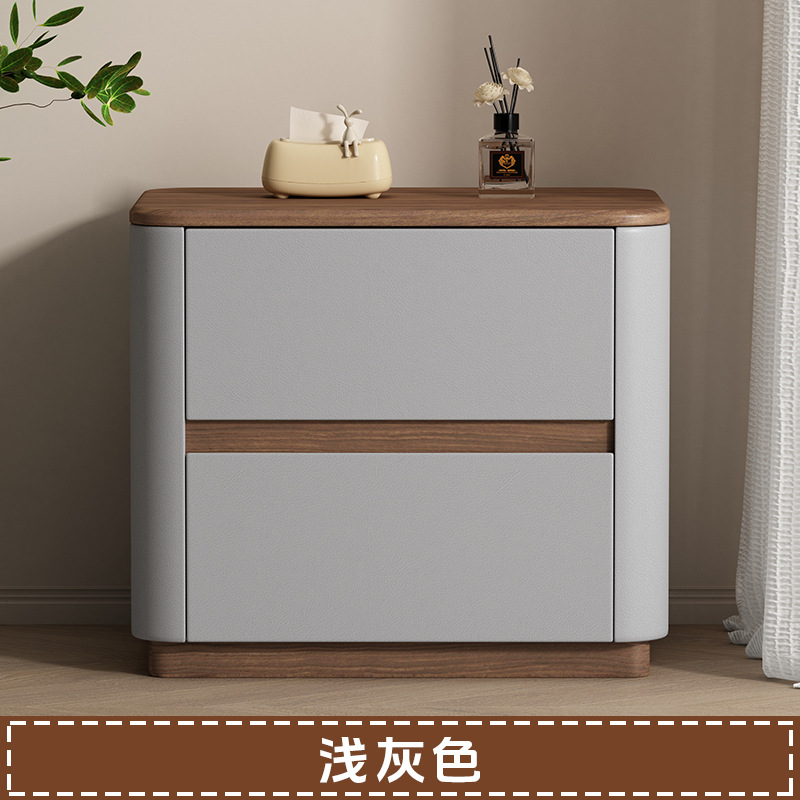 Placage en grain de bois massif G2, gris clair