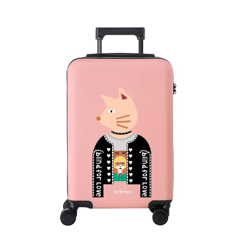 ONEBOX PC/ABS luggage high quality fashionable cool cat series trolley case